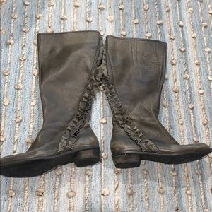 Miss Albright tall ruffle boots from Anthropologie